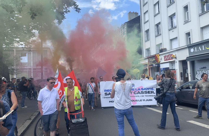 Manifestation du 11 juin à Nantes contre la construction du nouveau CHU et les carrières | @Nantesinfo44